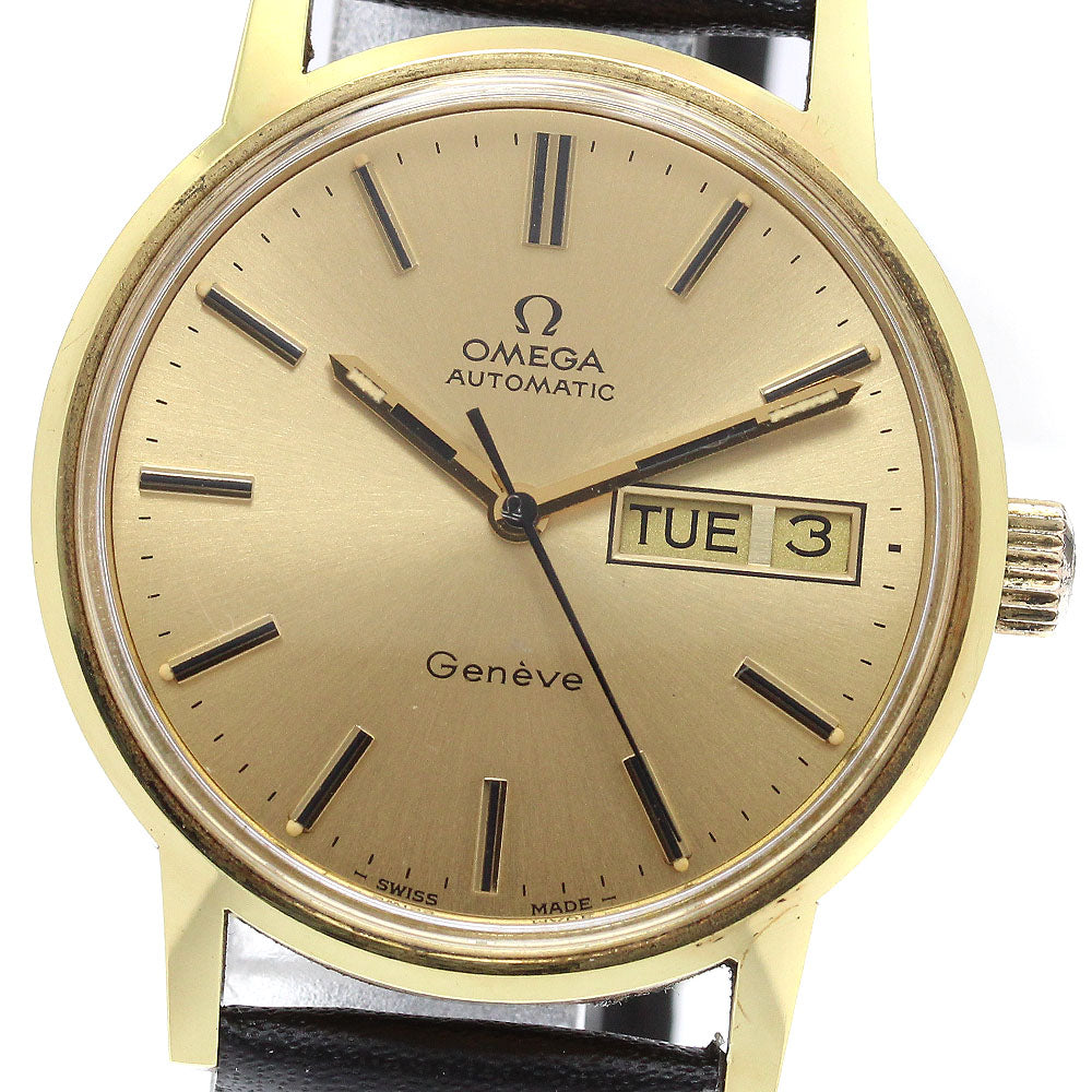 OMEGA Geneve 166.0117 Day date cal.1022 gold Dial Automatic Men's Watch_932770