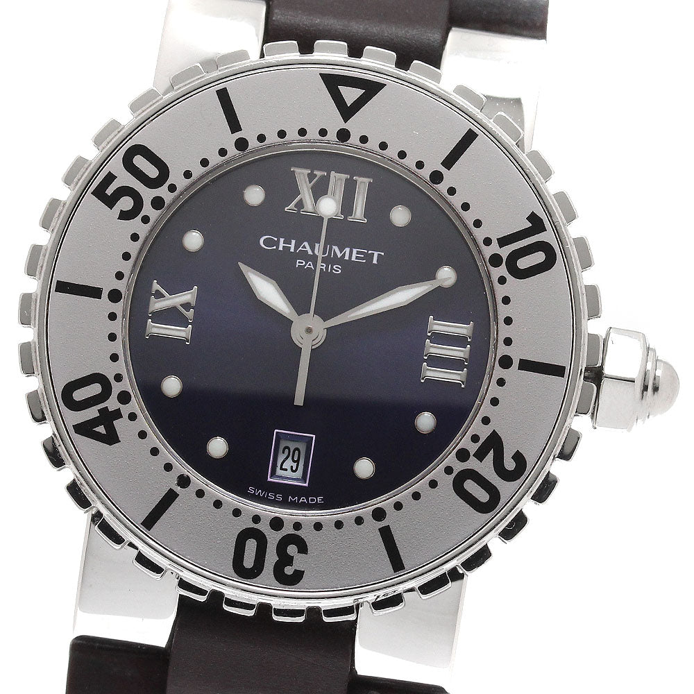 Chaumet Class one 622 Date Navy Dial Quartz Boy's Watch_932773