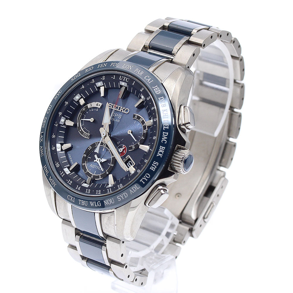 SEIKO Astron 8X series SBXB043/8X53-0AB0-2 GPS Solar Powered Radio Men's_932778