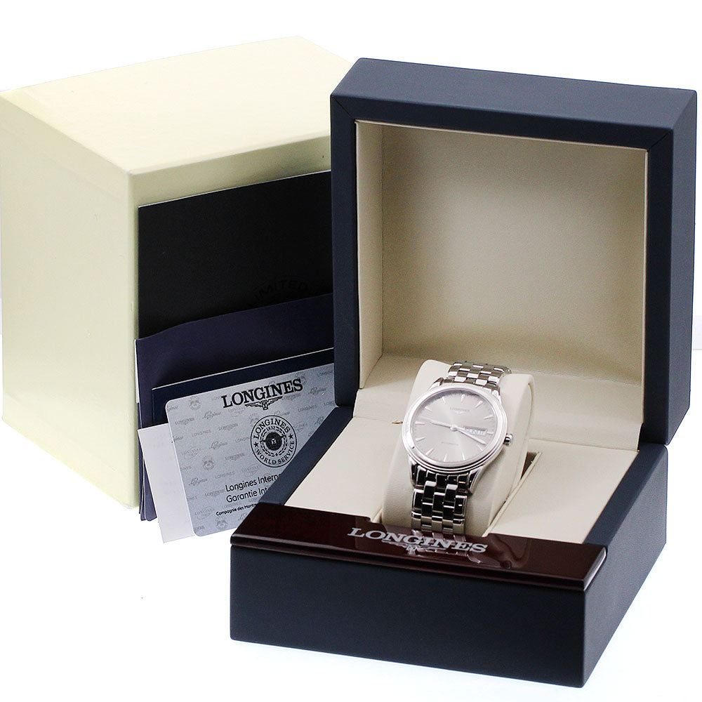 LONGINES Flagship L4.899.4 Day date Silver Dial Automatic Men's Watch_932799