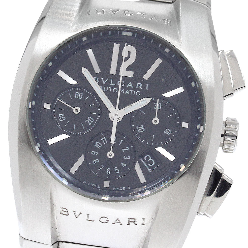 BVLGARI Elgon EG35SCH Chronograph Black Dial Automatic Boy's Watch_932801