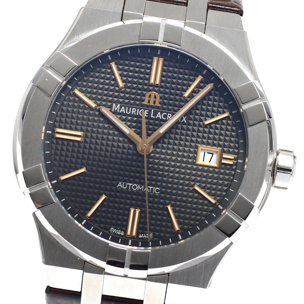 MAURICE LACROIX Icon automatic AI6008-SS002-331-1 Date gray Dial Automatic Men's Watch_932818