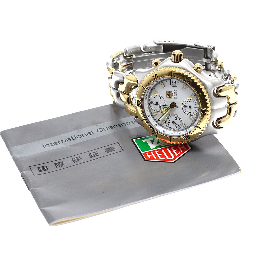 TAG HEUER S/el CG2120-R0 Chronograph white Dial Automatic Men's Watch_932820