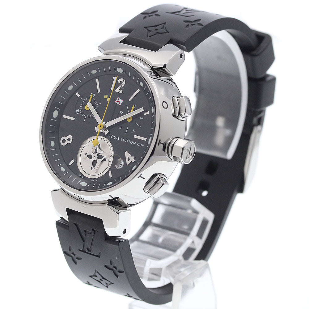 LOUIS VUITTON Tambour Lovely Cup MM Q132G Chronograph Quartz Boy's Watch_932821