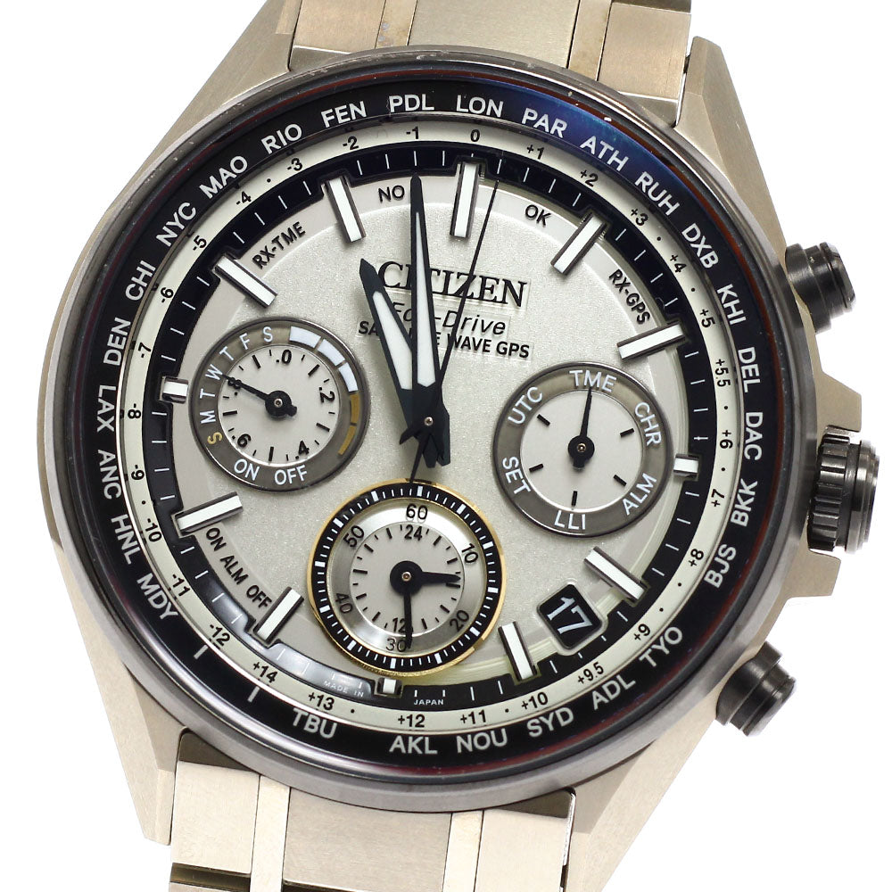 CITIZEN Atessa Duratect Eco Drive F950-T025251 Solar Powered Radio Men's_932822