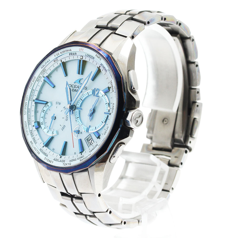 CASIO Oceanus Manta OCW-S3400D-2AJF Day date Solar Powered Radio Men's_932860