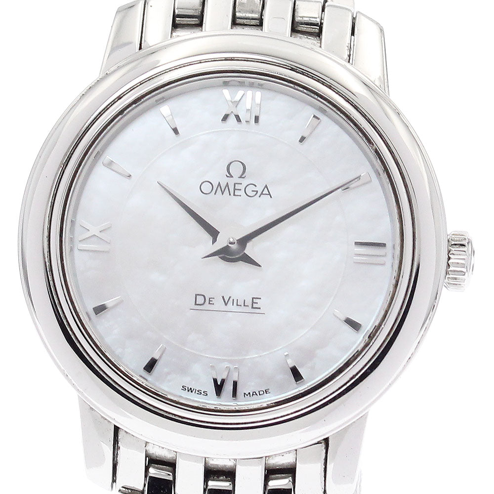 OMEGA De Ville Prestige 424.10.24.60.05.001 Shell dial White shell Dial Quartz Ladies Watch_932863