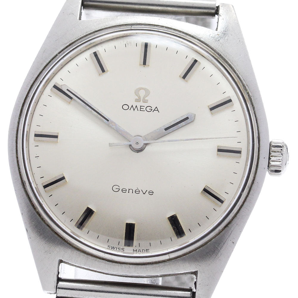 OMEGA Geneve 135.041 Vintage Cal.601 Silver Dial Hand Winding Men's Watch_932875