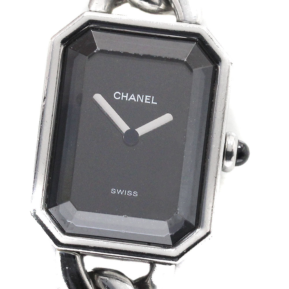 CHANEL Premiere M size H0452 black Dial Quartz Ladies Watch_932881