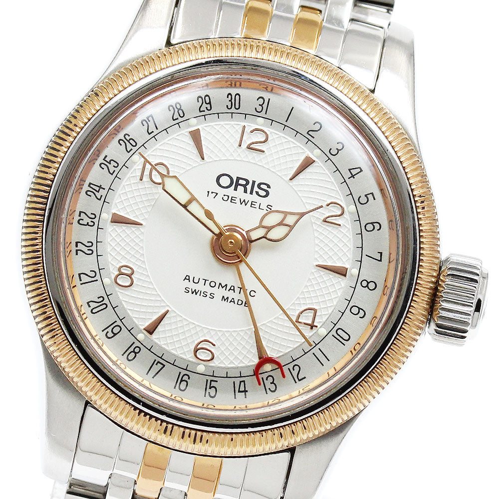 ORIS Big crown 7550 Pointer date Silver Dial Automatic Ladies Watch_932899