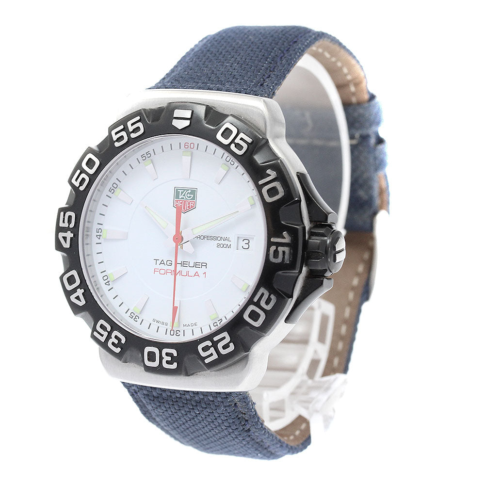 TAG HEUER Formula 1 WAH1111 Date white Dial Quartz Men's Watch_932913