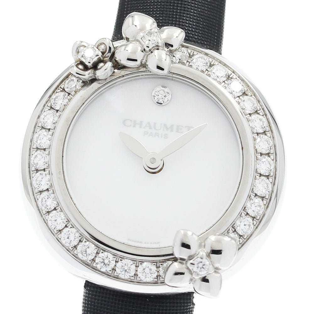 Chaumet Hortancia 2331 Diamond Bezel white Dial Quartz Ladies Watch_932928