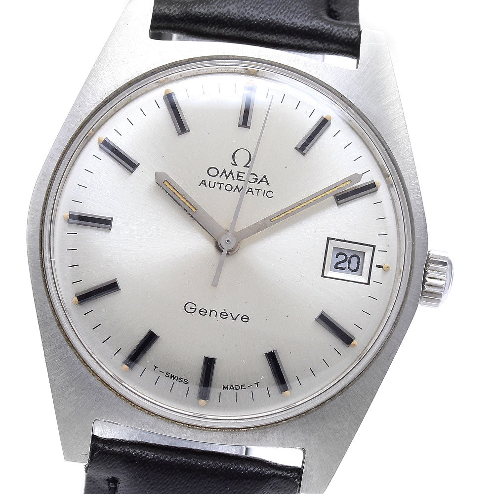 OMEGA Geneve 166.041 Cal.565 Date Silver Dial Automatic Men's Watch_932931