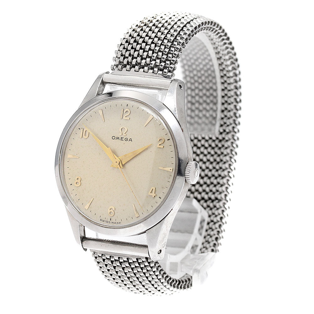 OMEGA 2760-3SC Cal.283 Redial Silver Dial Hand Winding Men's Watch_932932