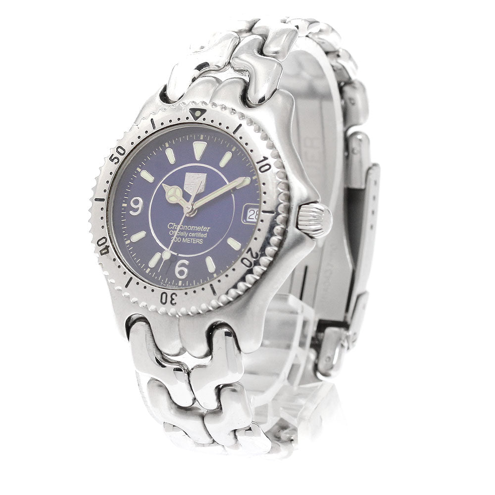 TAG HEUER S/el WG5214-P0 Date chronometer Navy Dial Automatic Boy's Watch_932940