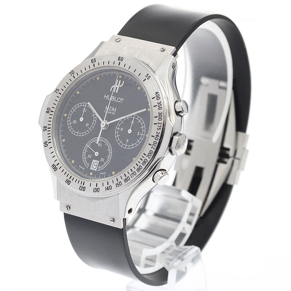 HUBLOT MDM 1621.1 Chronograph Date black Dial Quartz Men's Watch_932946