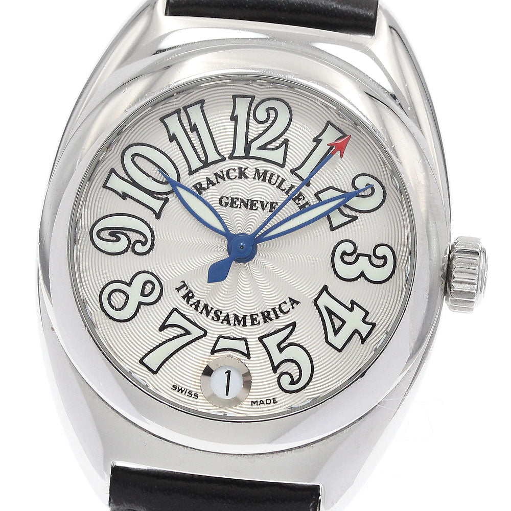 FRANCK MULLER Trans America 2000L Date Silver Dial Auto quartz Ladies_932952