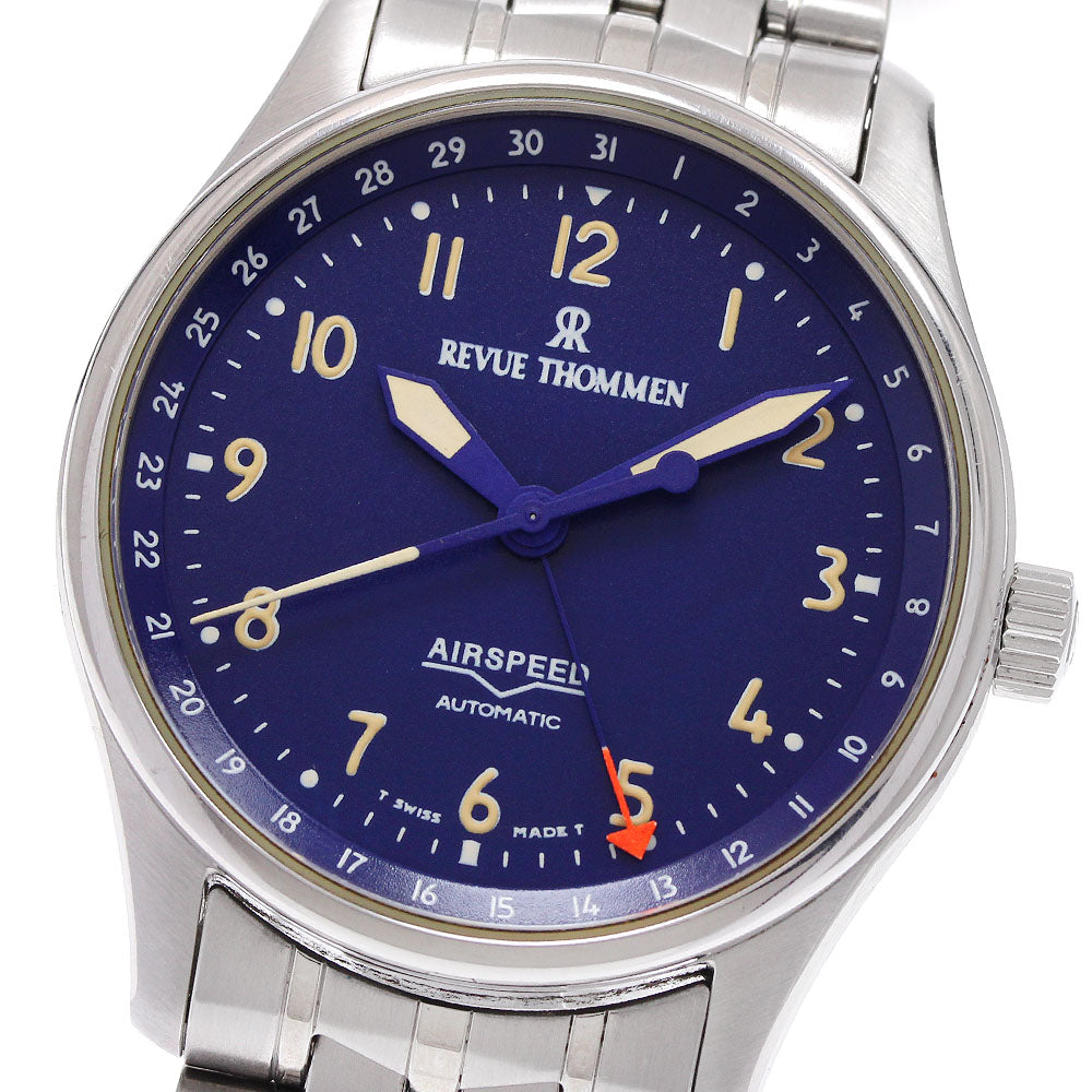 REVUE THOMMEN Air speed 6110005 Pointer date Navy Dial Automatic Men's_932953