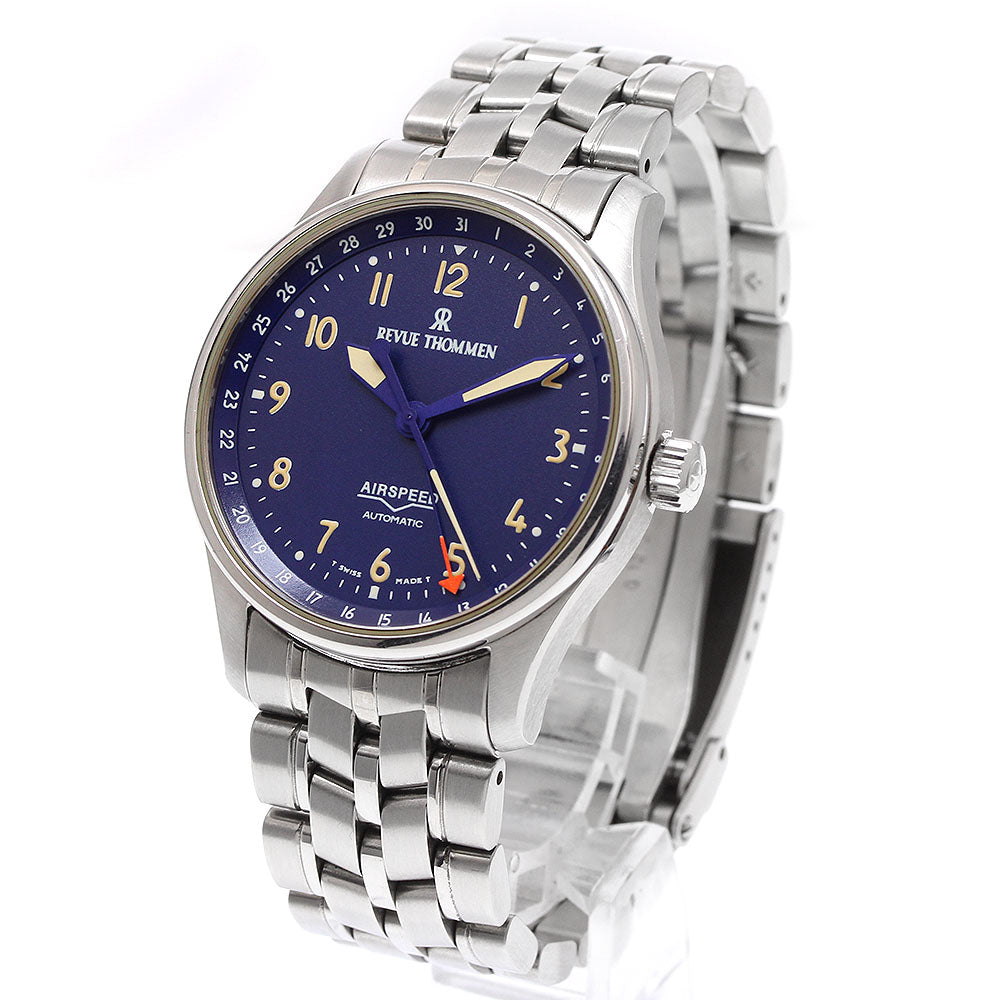 REVUE THOMMEN Air speed 6110005 Pointer date Navy Dial Automatic Men's_932953
