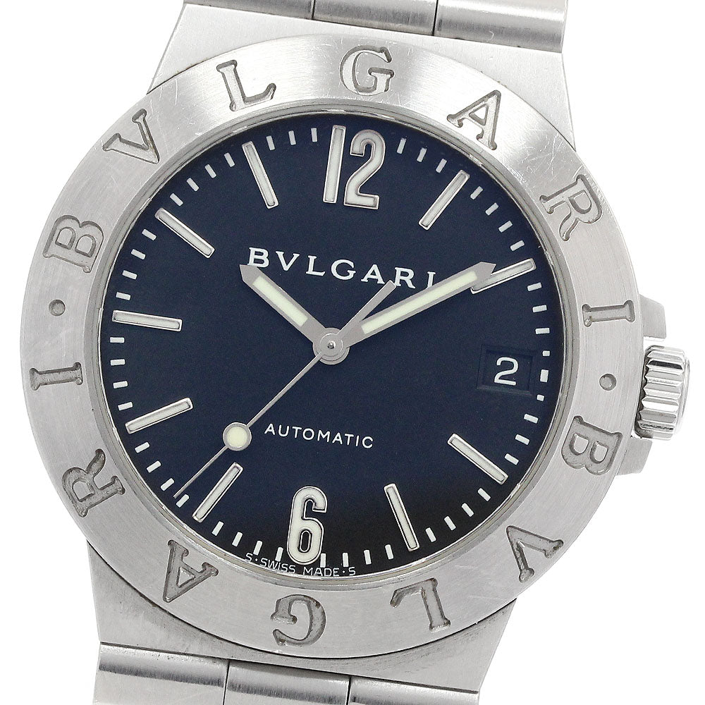 BVLGARI Diagono LCV35S Date black Dial Automatic Men's Watch_932980