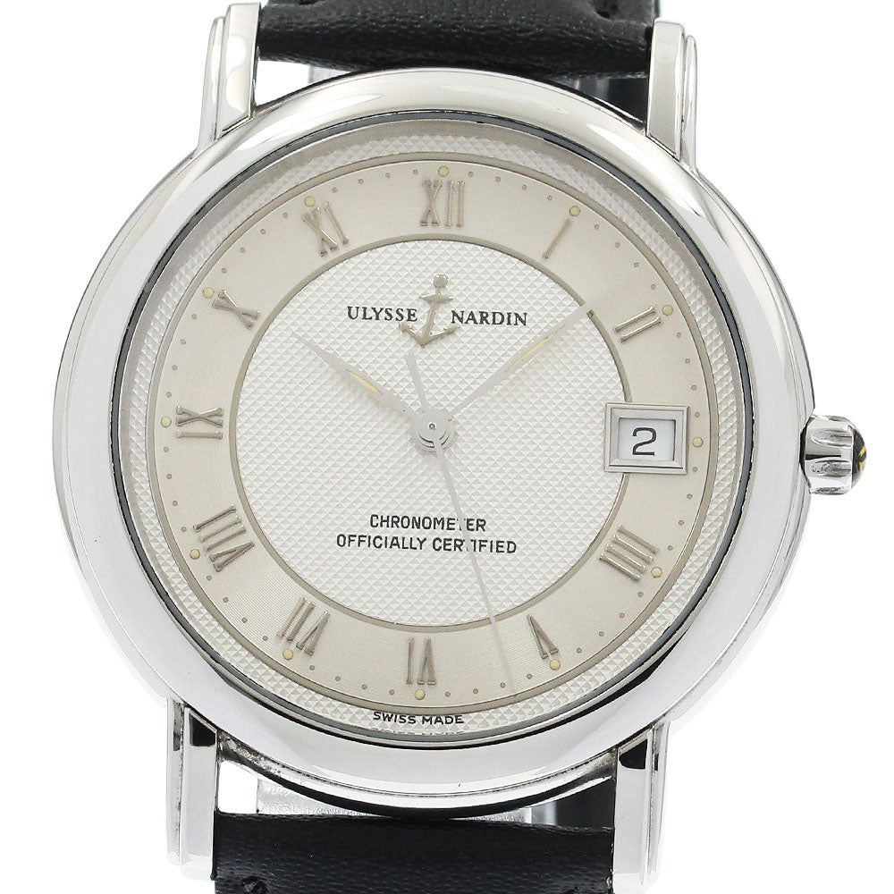 Ulysse Nardin San Marco 133-77 Date Silver Dial Automatic Men's Watch_932986