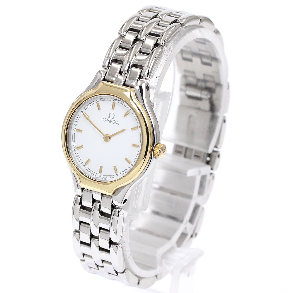 OMEGA De Ville white Dial Quartz Ladies Watch_932992