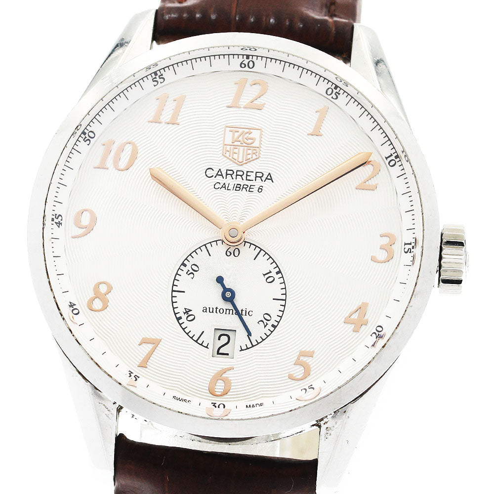 TAG HEUER Carrera Heritage WAS2112 Caliber 6 Silver Dial Automatic Men's Watch_933002
