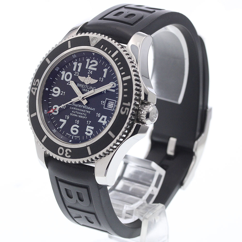 BREITLING Super Ocean II 42 A17365 Date Black Dial Automatic Men's Watch_933075