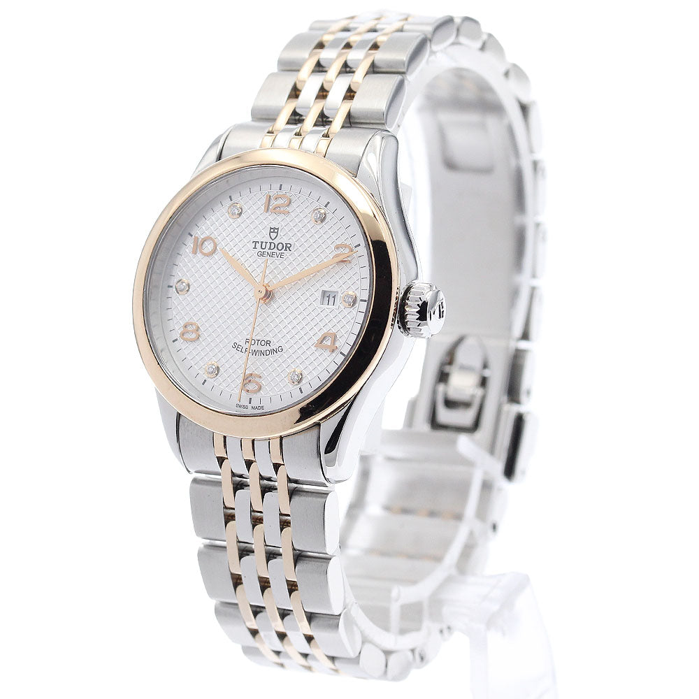 チュードル TUDOR 91351 1926 デイト 6Pダイヤ 自動巻き レディース 良品 保証書付き_933078 Tudor - チュードル TUDOR 91351 1926 デイト 6Pダイヤ 自動巻き