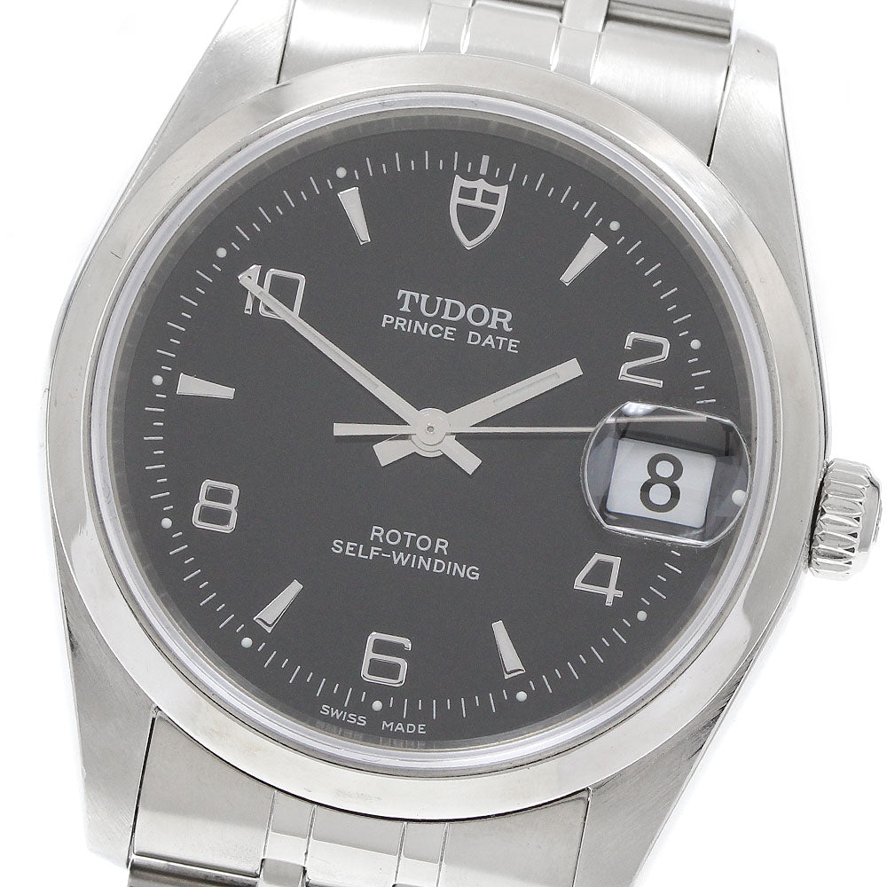 TUDOR Prince Date 74000 black Dial Automatic Boy's Watch_933093