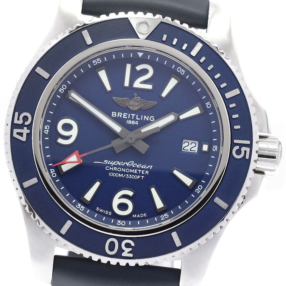 BREITLING Super Ocean 44 A17367 Date Navy Dial Automatic Men's Watch_933095