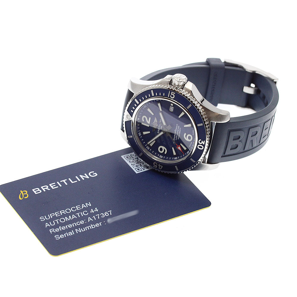 BREITLING Super Ocean 44 A17367 Date Navy Dial Automatic Men's Watch_933095