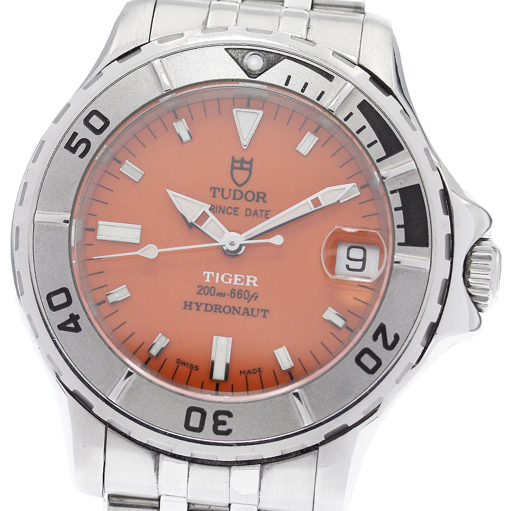 TUDOR Hydro Note Tiger 85190 Date Orange Dial Automatic Men's Watch_933097