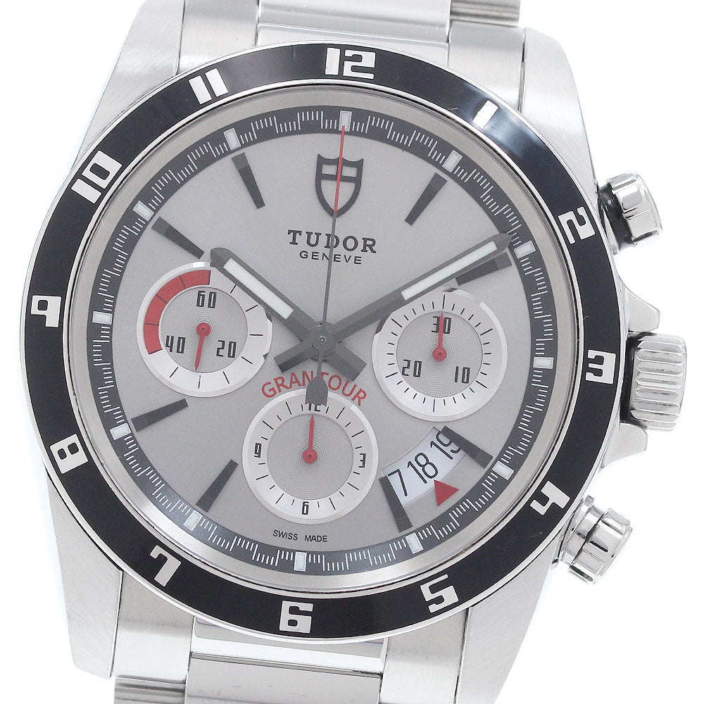 TUDOR Gran Tour 20530N Chronograph Silver Dial Automatic Men's Watch_933110