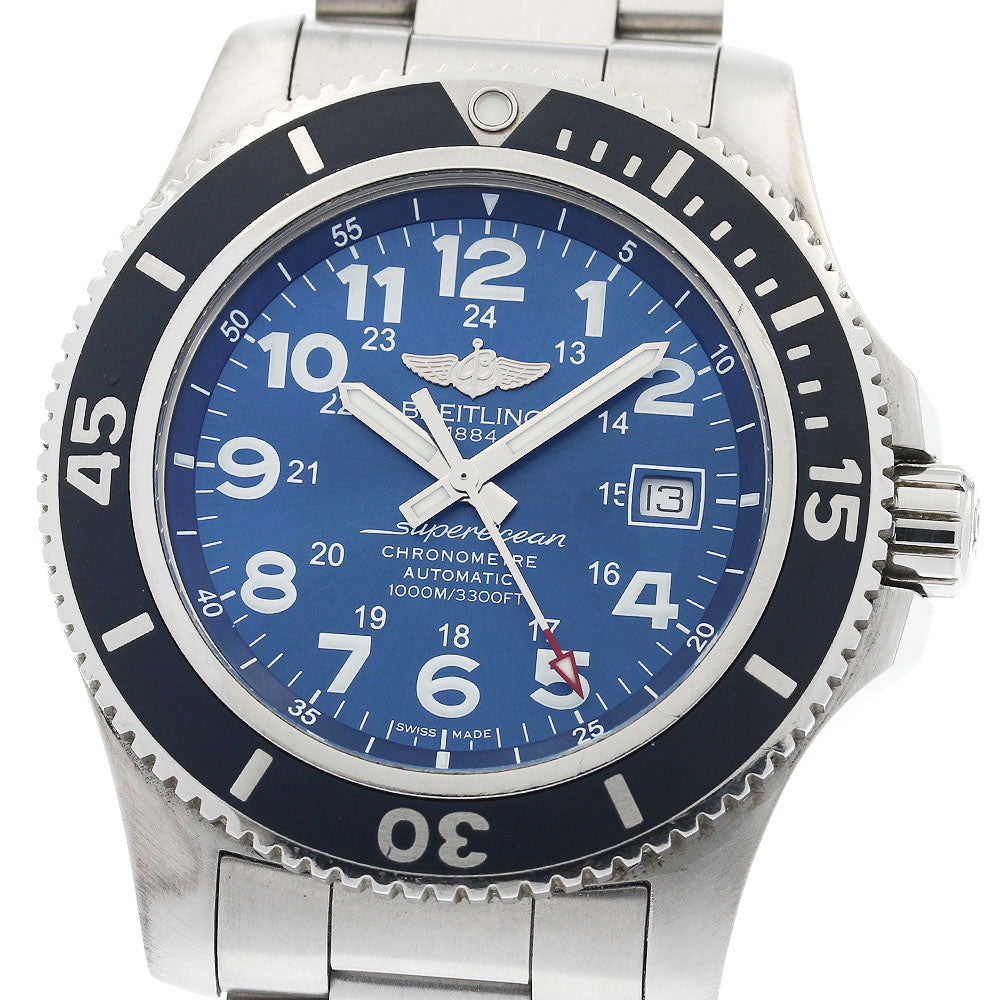 BREITLING Super Ocean II 44 A17392 Date blue Dial Automatic Men's Watch_933120
