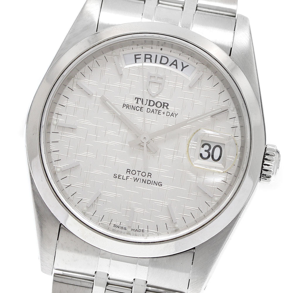 TUDOR Prince Date Day 76200 Silver Dial Automatic Men's Watch_933137