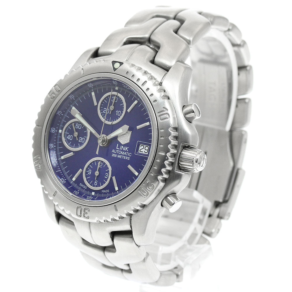 TAG HEUER Link CT2110 Date Chronograph Navy Dial Automatic Men's Watch_936326