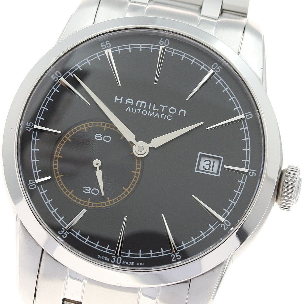 HAMILTON Rail road H405150 Date black Dial Automatic Men's Watch_933567