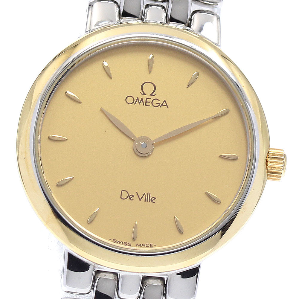 OMEGA De Ville gold Dial Quartz Ladies Watch_933579