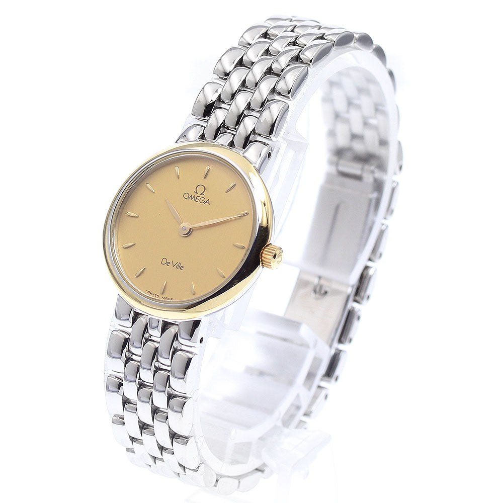 OMEGA De Ville gold Dial Quartz Ladies Watch_933579