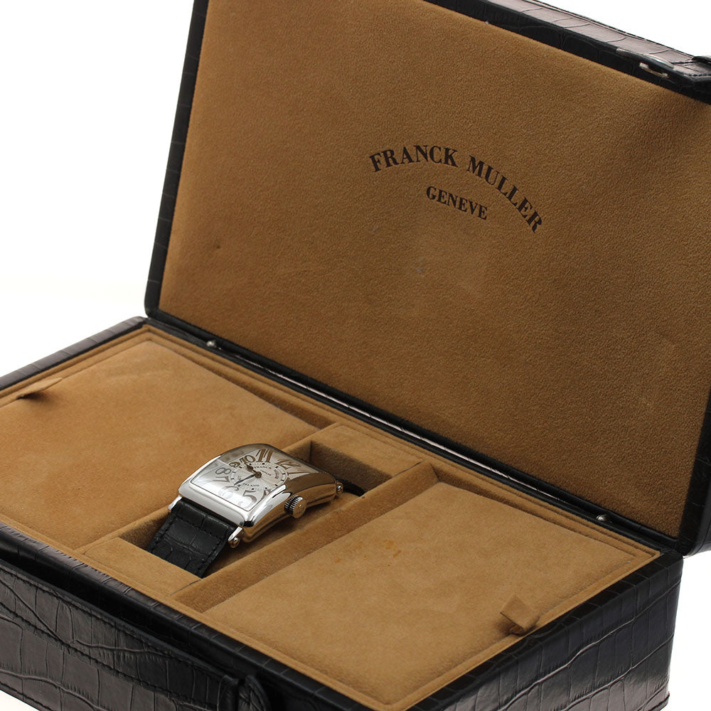 FRANCK MULLER Long Island Relief 1200SCREL Silver Dial Automatic Men's Watch_933618