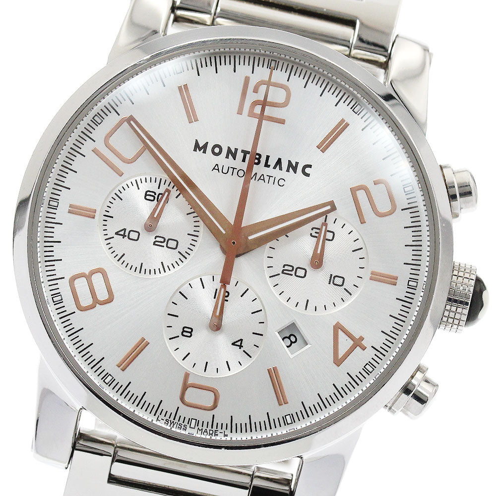 MONTBLANC Time walker 7069 Chronograph Date Silver Dial Automatic Men's_933627