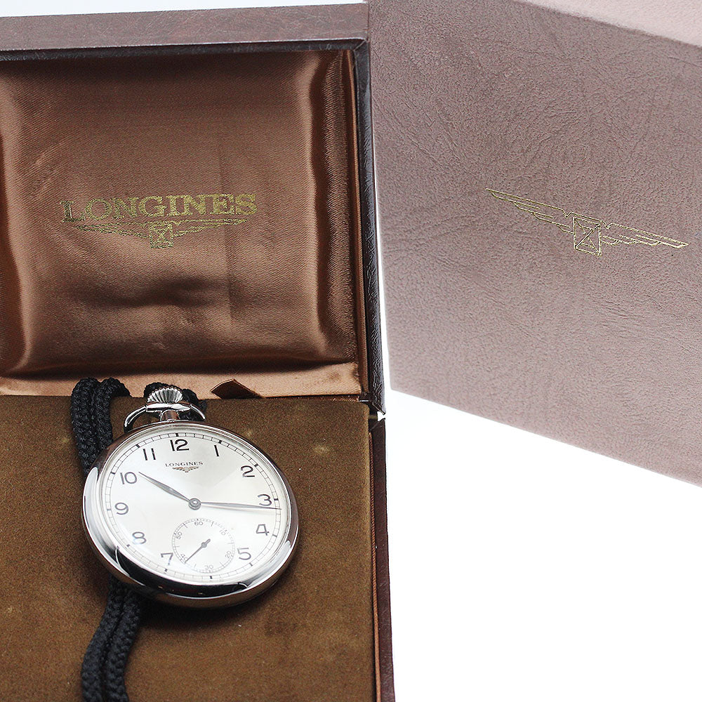LONGINES Pocket watch Small Seconds L878.4 Silver Dial Hand Winding Men's Pocket watch_933639
