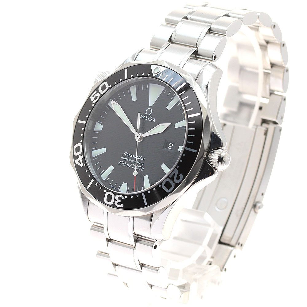 OMEGA Seamaster300 2264.50 Date Black Dial Quartz Men's Watch_933641