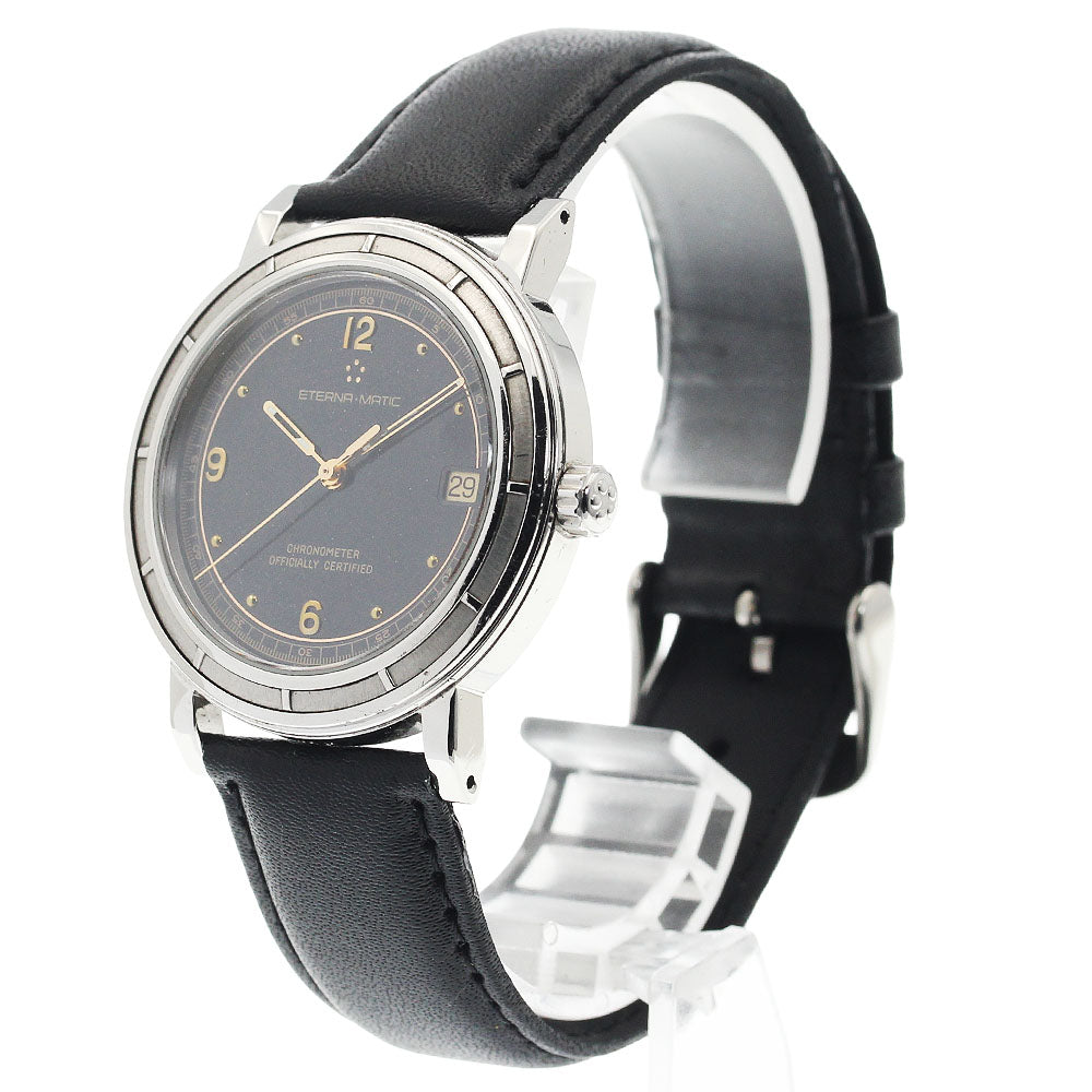 Eterna Eternamatic Date black Dial Automatic Men's Watch_933645