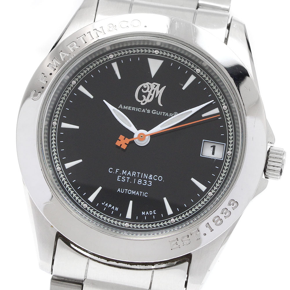 Martin America's Guitar Y675 Date black Dial Automatic Men's Watch_933646