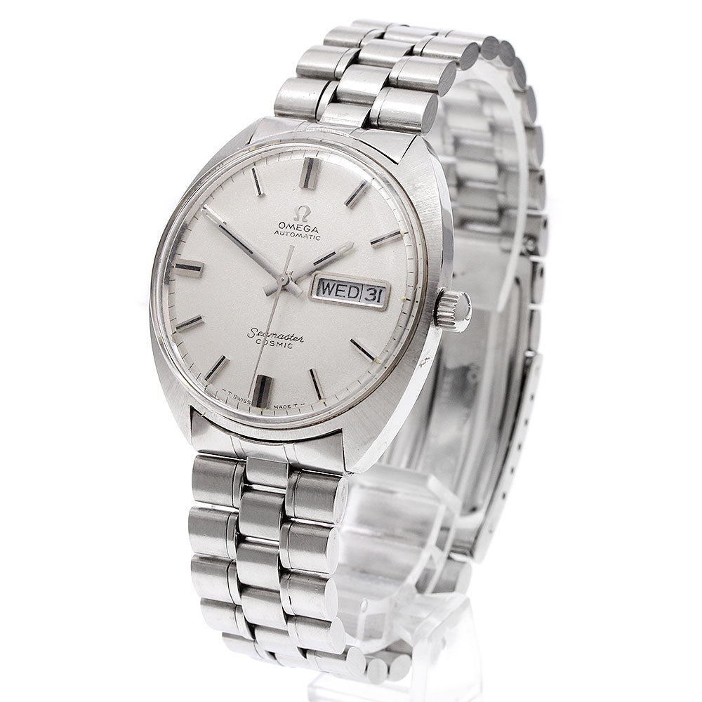 OMEGA Seamaster Cosmic 166.036 Day date Silver Dial Automatic Men's Watch_933654