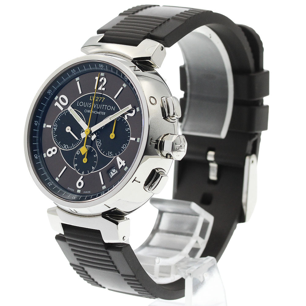 LOUIS VUITTON Tambour Chronograph El Primero Q1141 Automatic Men's Watch_933666