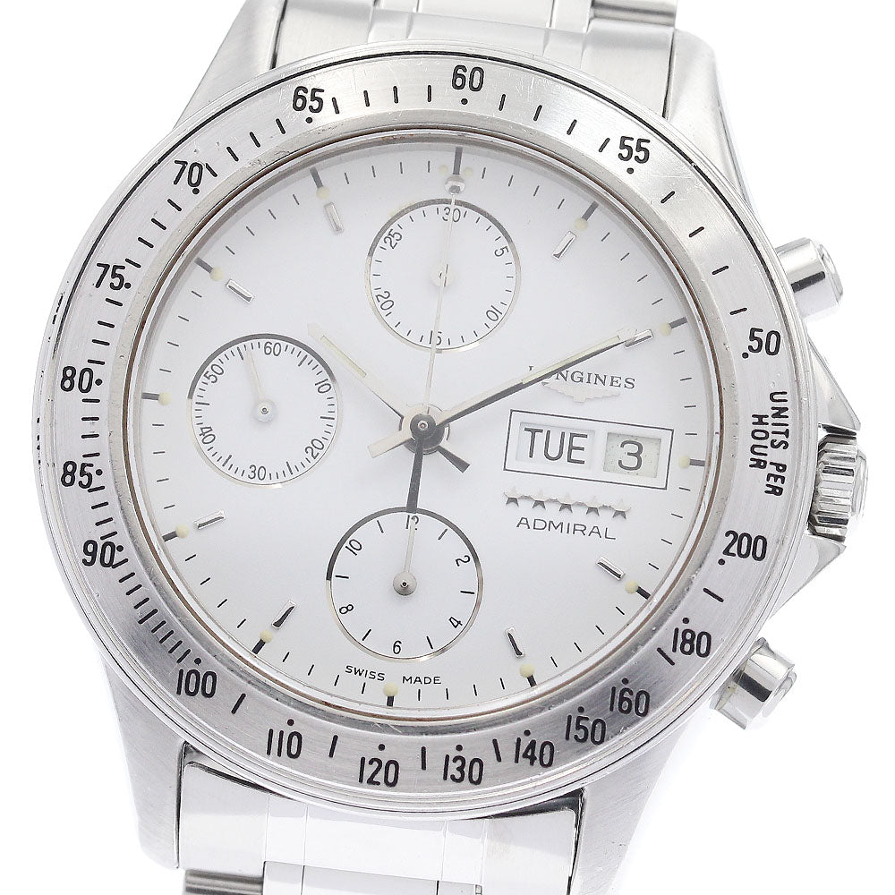 LONGINES Admiral 5 Star L3.603.4 Day date white Dial Automatic Men's_933682