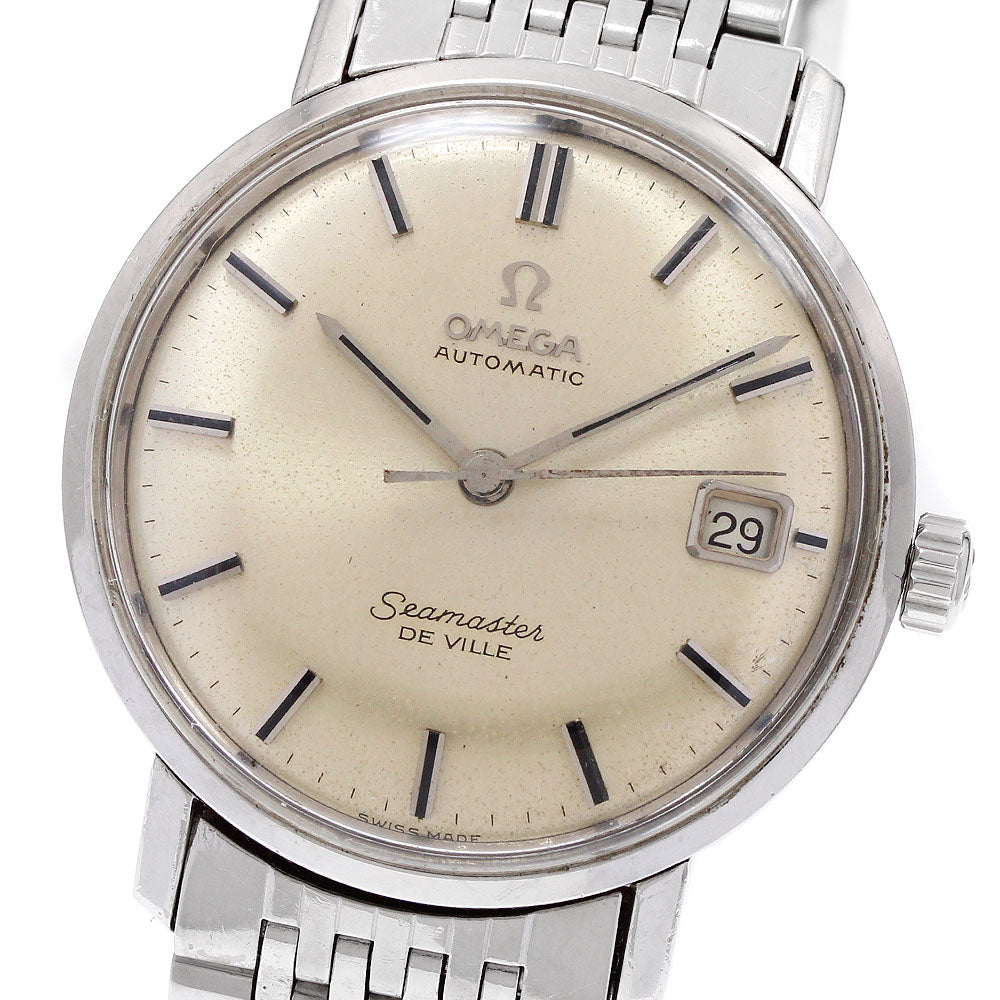OMEGA SeamasterDe Ville Vintage Date Round Silver Dial Automatic Men's Watch_933684